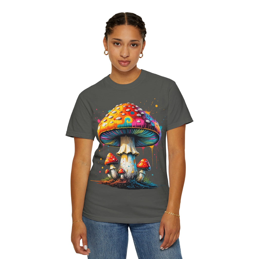 Lake Oswego Mushroom T-Shirt — Vintage Nature & Psychedelic Fungi Design