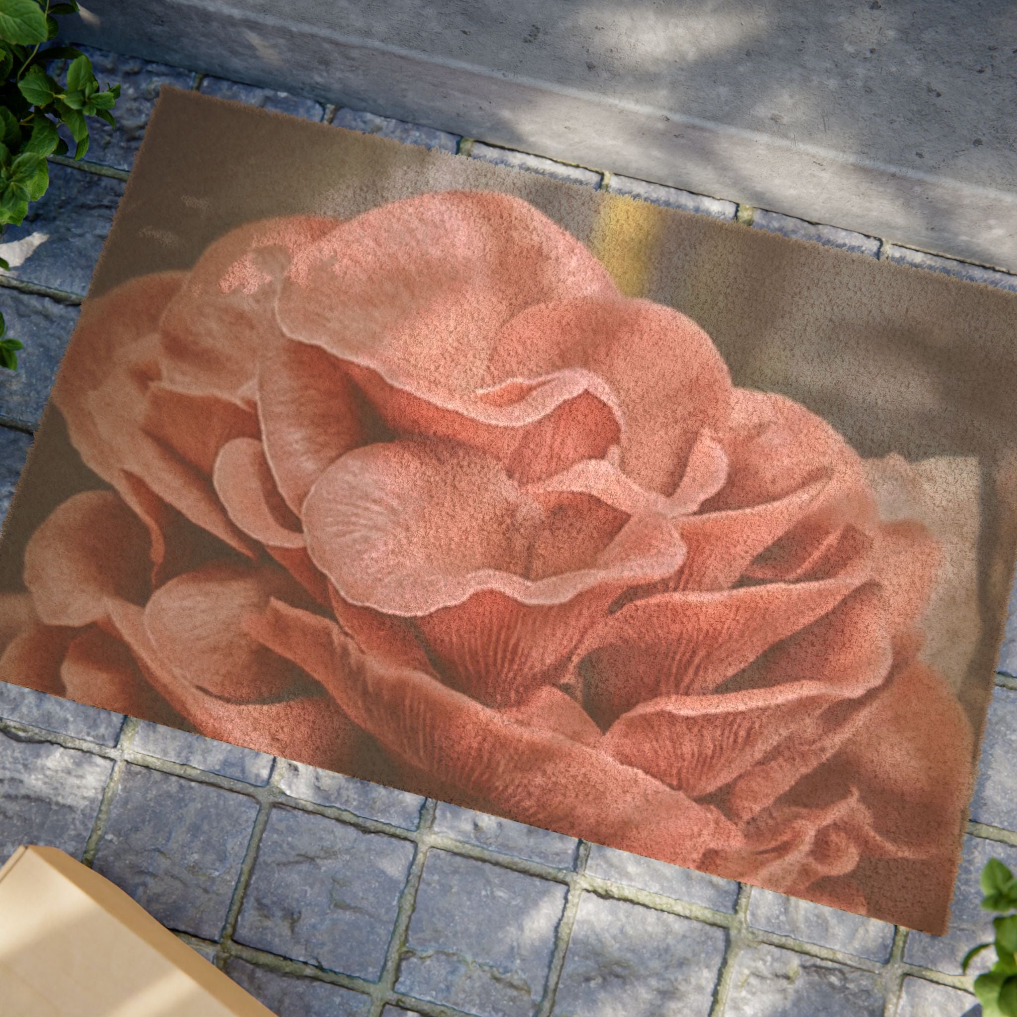 🍄Blush Oyster Bloom Doormat 🌸🍄