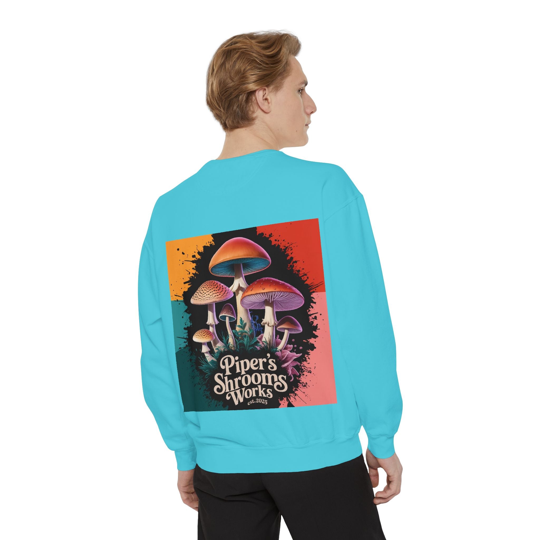 🦁 Lionheart & Shrooms Sweatshirt – Wear the Wild Within 🍄