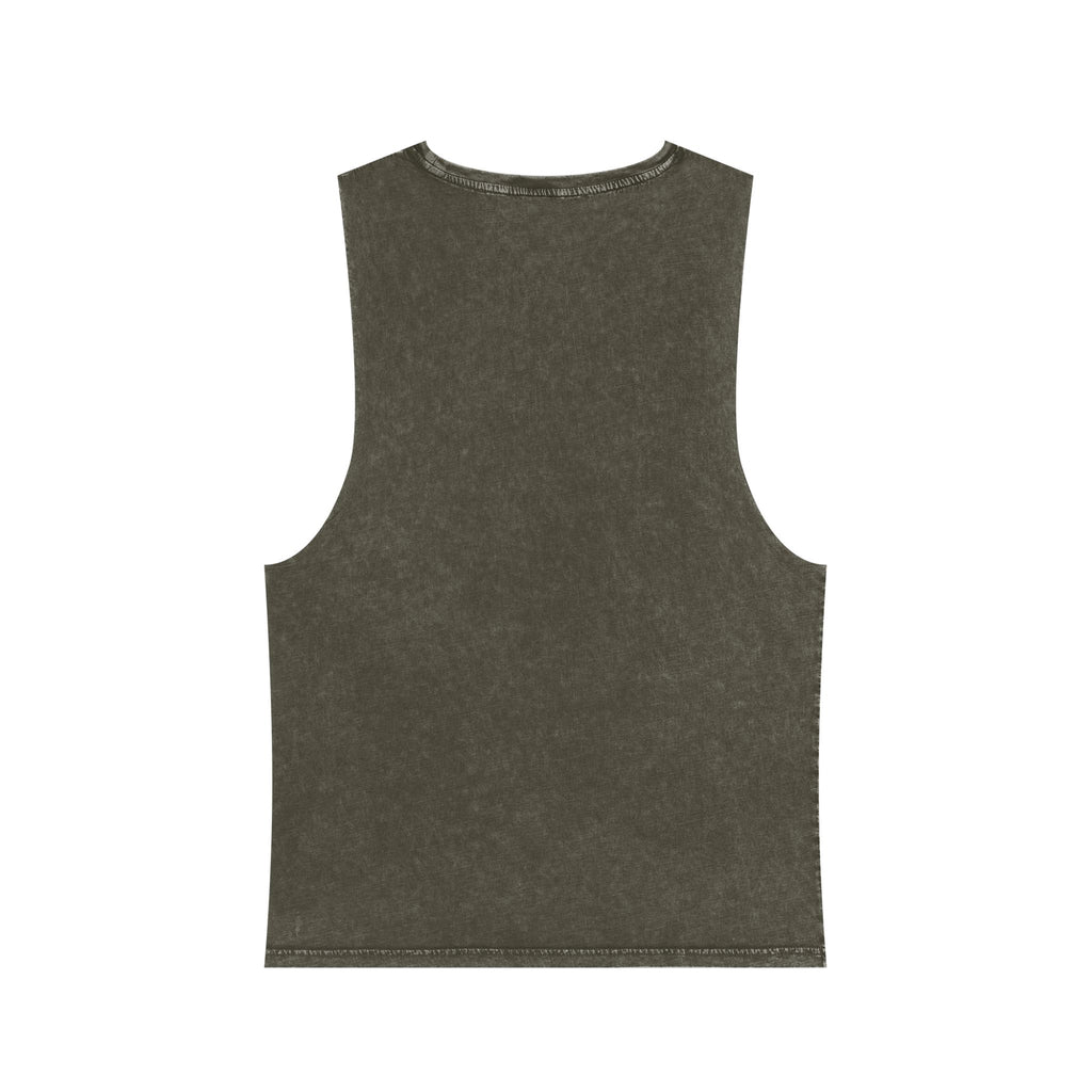 City: Portland Tank Top: Mushroom Graphic Tank — Stonewash Vintage Nature Tank Top