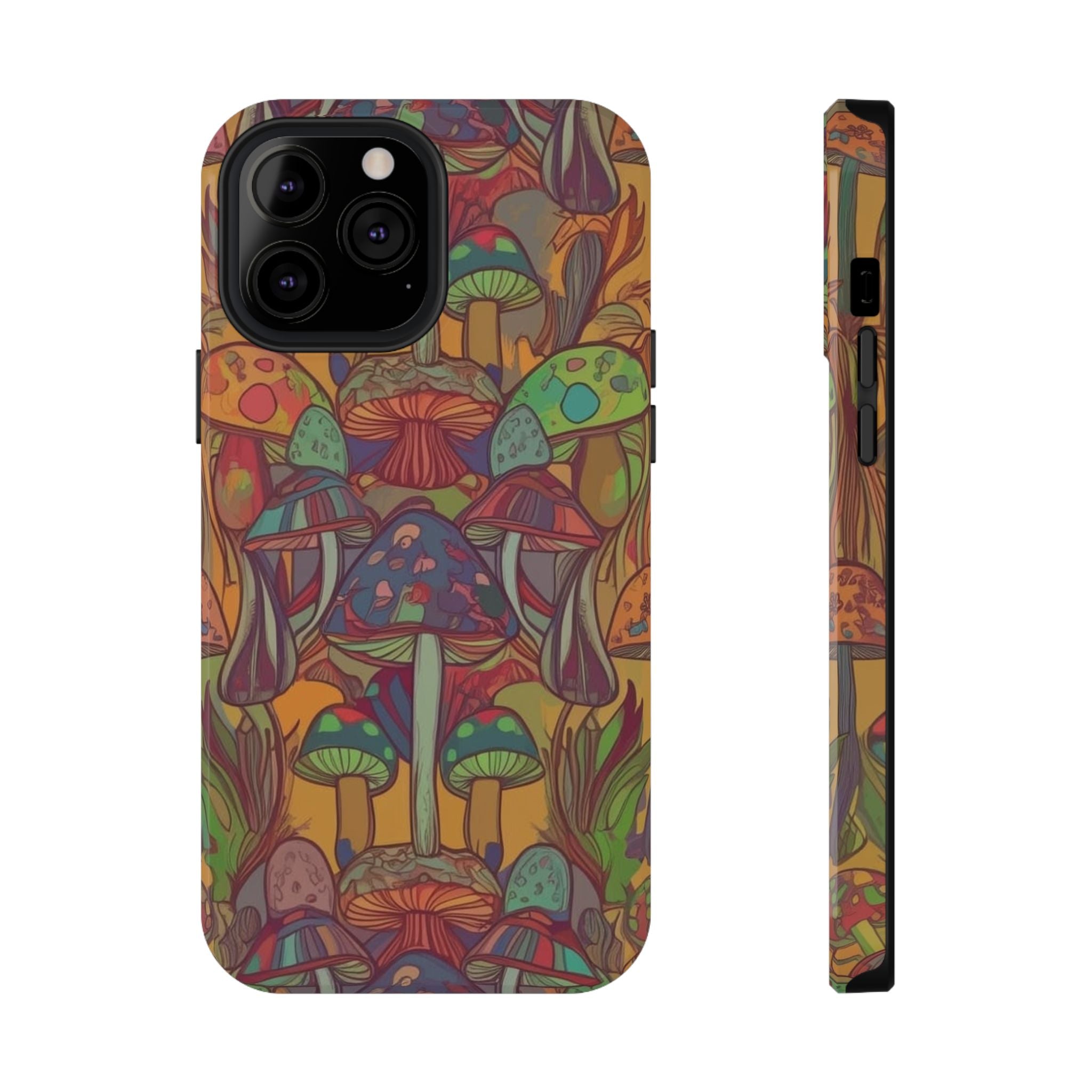 Mushroom Grove Impact-Resistant Case, Unique Phone Cover for Nature Lovers, Mushroom Art Gifts, Phone Accessories for Festivals, [...]