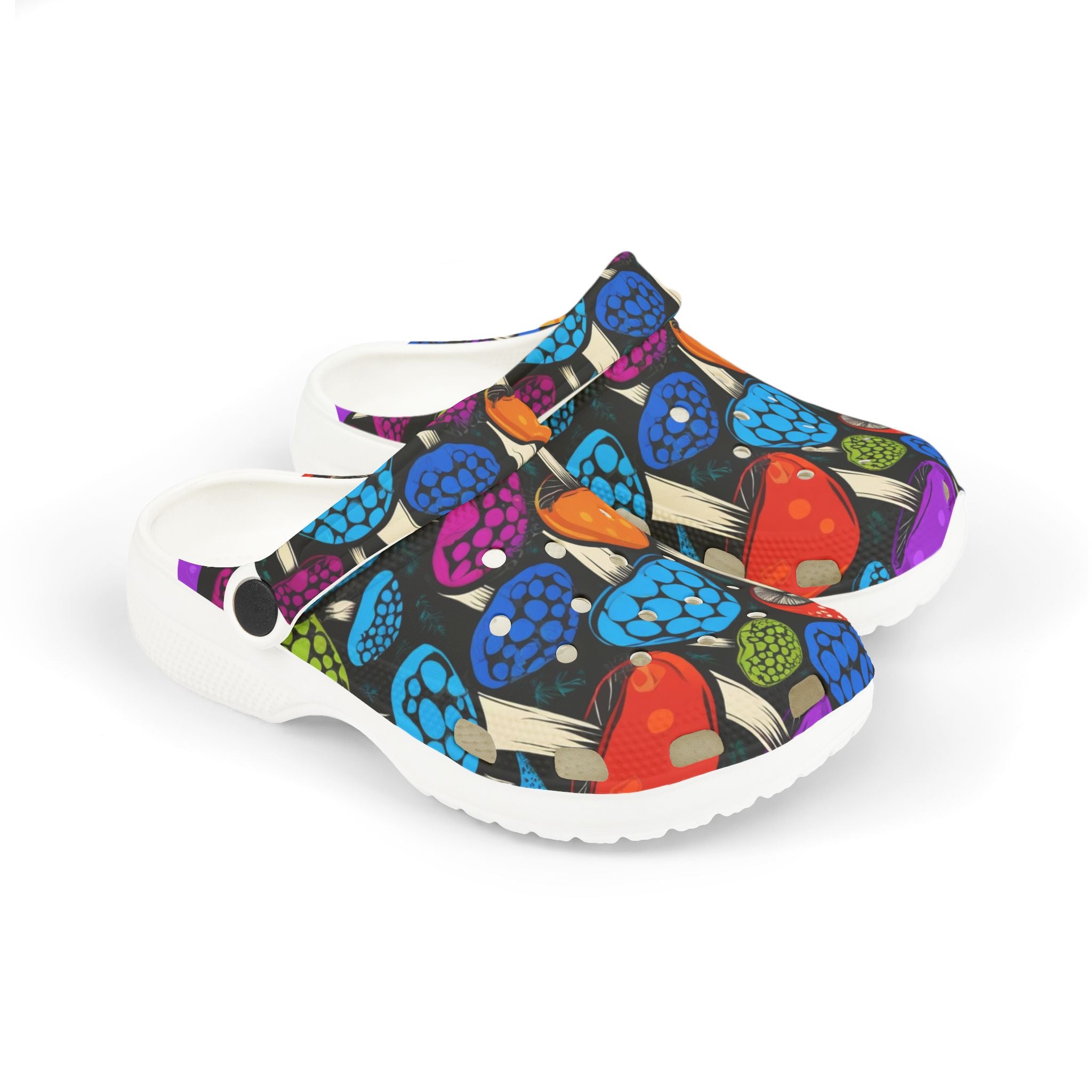 🍄 “Myco-Marchers” Kids’ Clogs 🌈