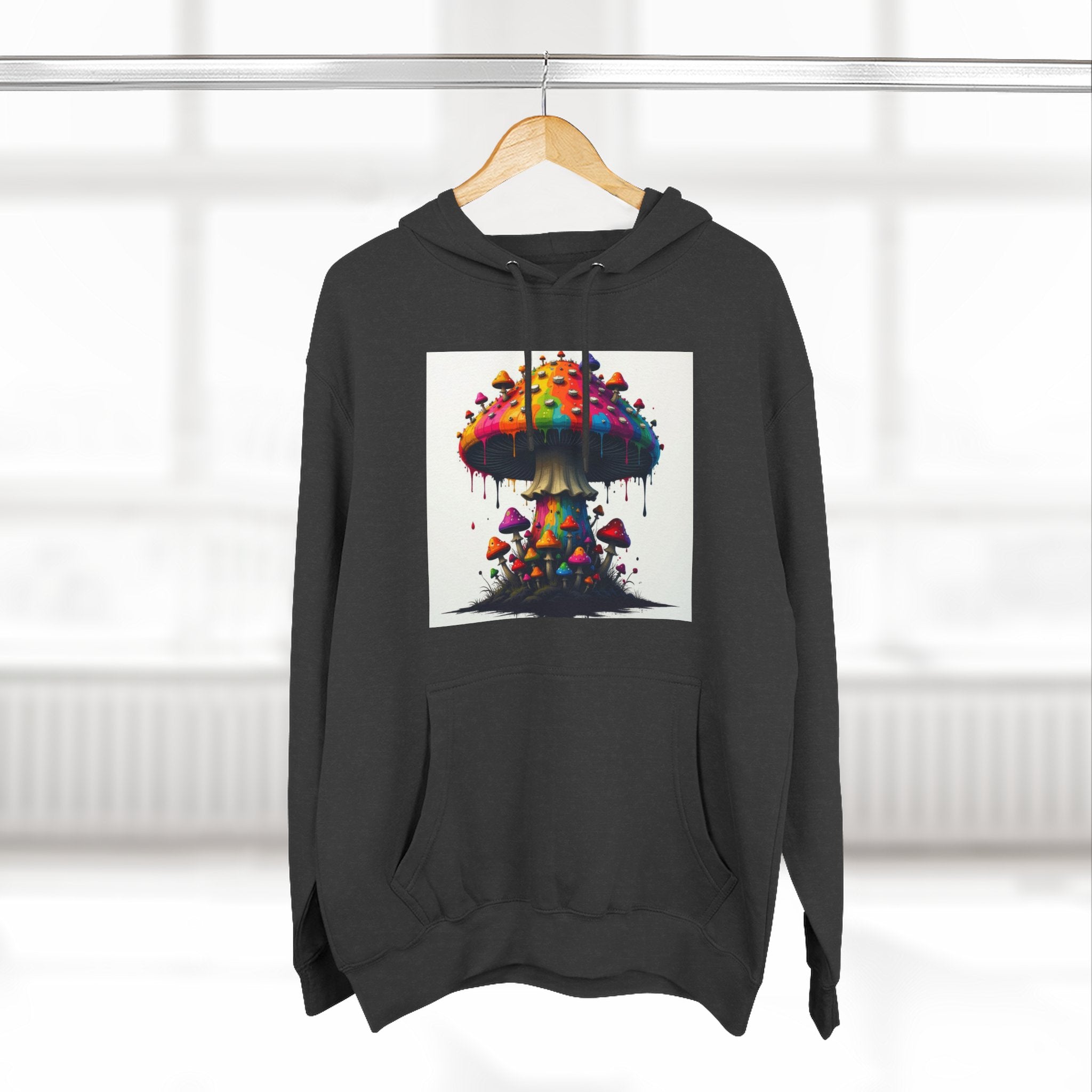 Shroom Works Hoodie — Colorful Psychedelic Mushroom Art Pullover
