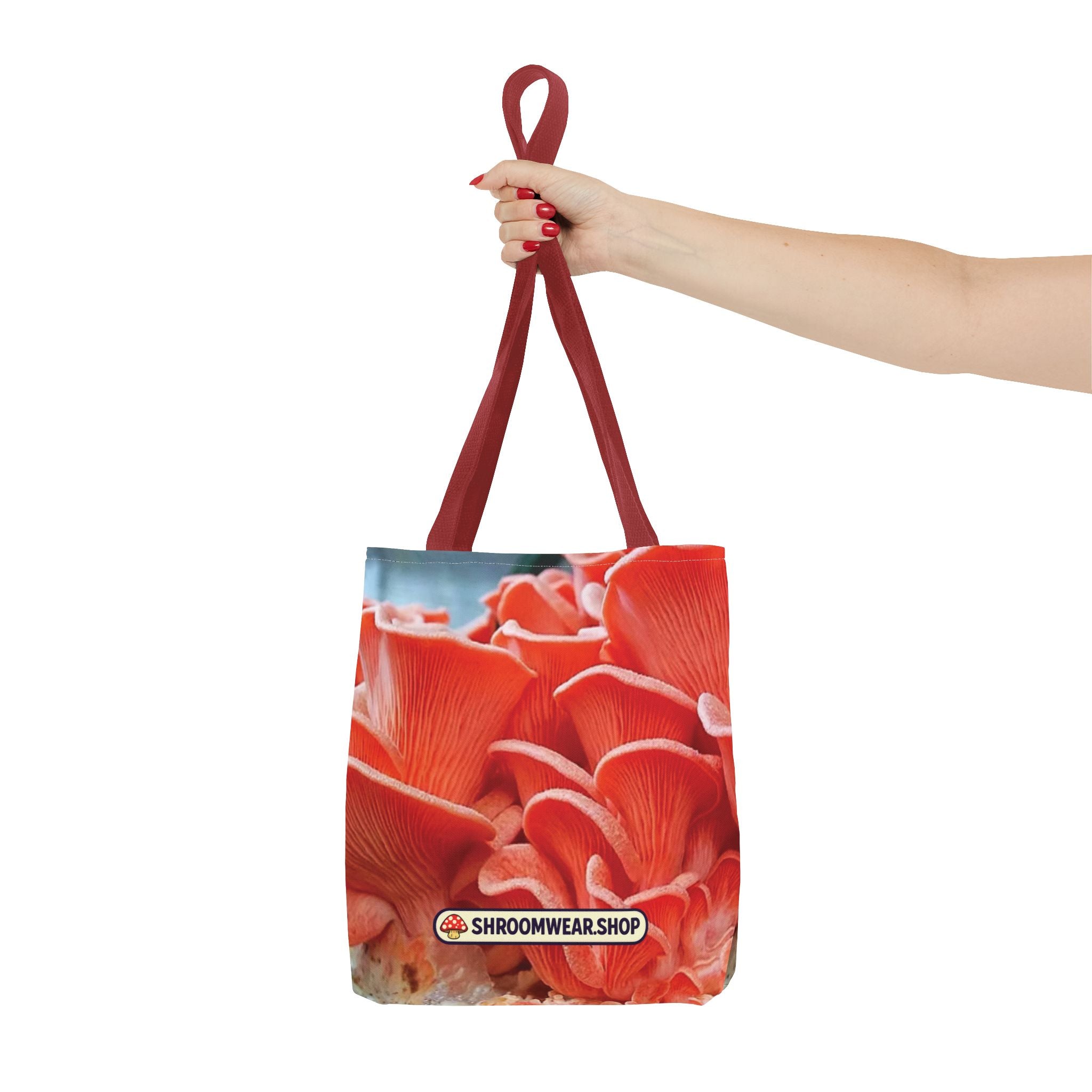 Bag: Mushroom Print Tote Bag – All-Over-Print Canvas Tote