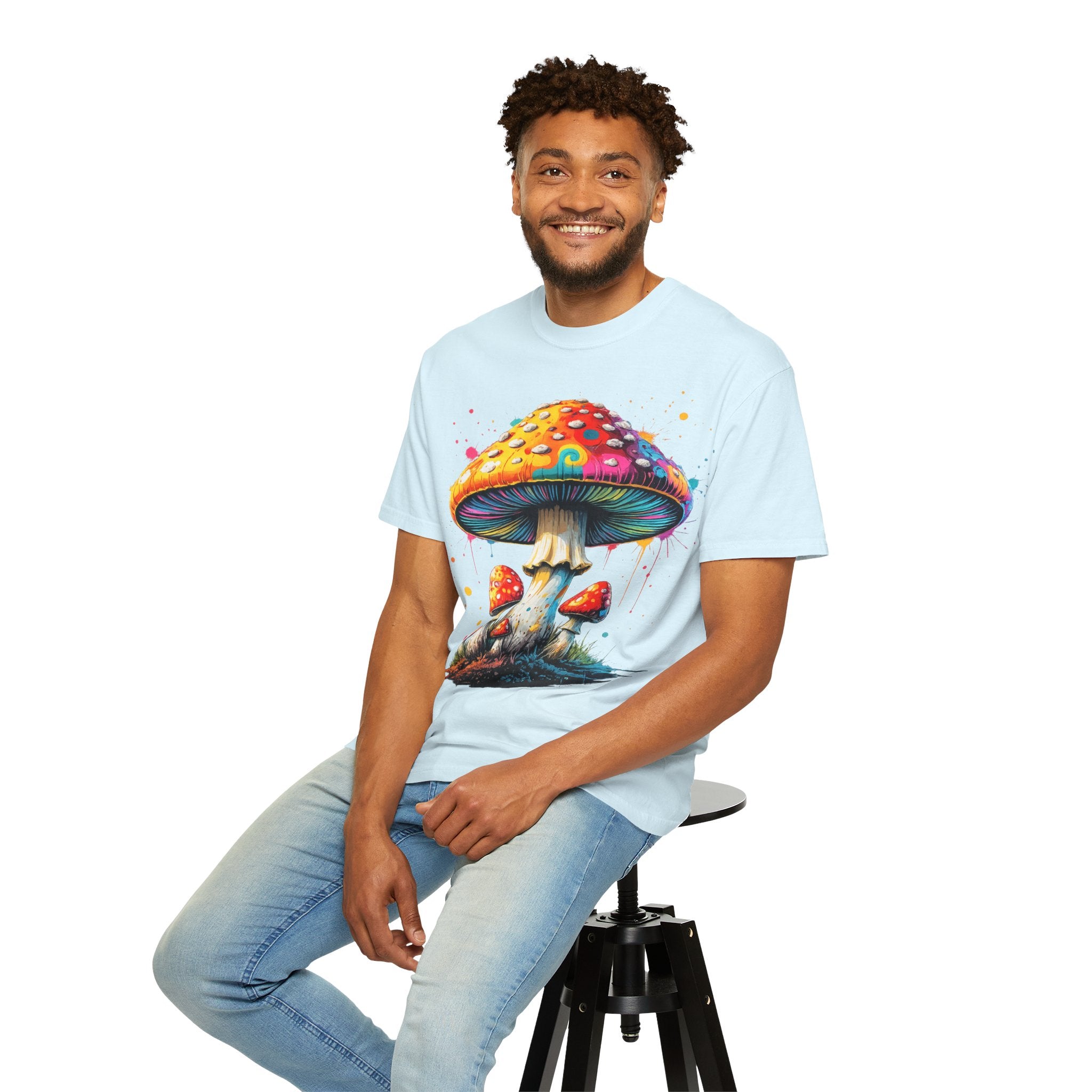 Lake Oswego Mushroom T-Shirt — Vintage Nature & Psychedelic Fungi Design