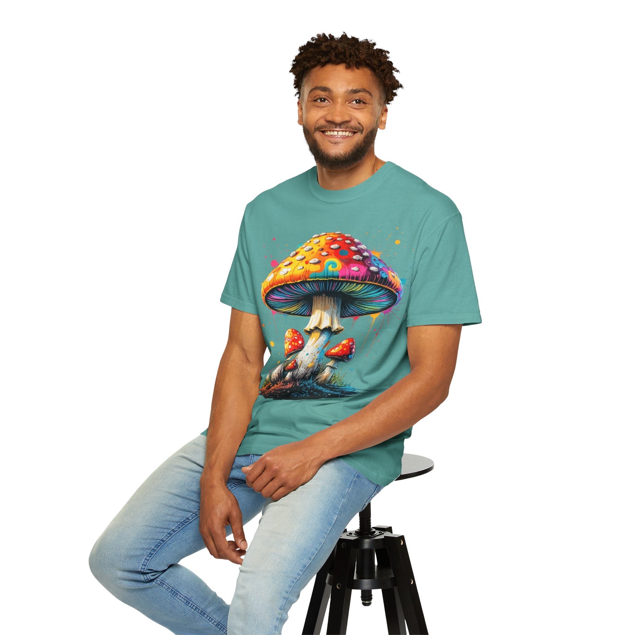 Lake Oswego Mushroom T-Shirt — Vintage Nature & Psychedelic Fungi Design