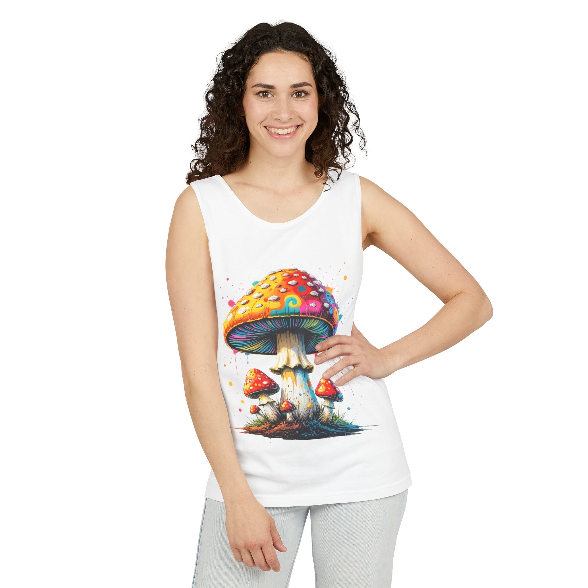 Mushroom Tank Top — Psychedelic & Portland Forest Graphic Tank