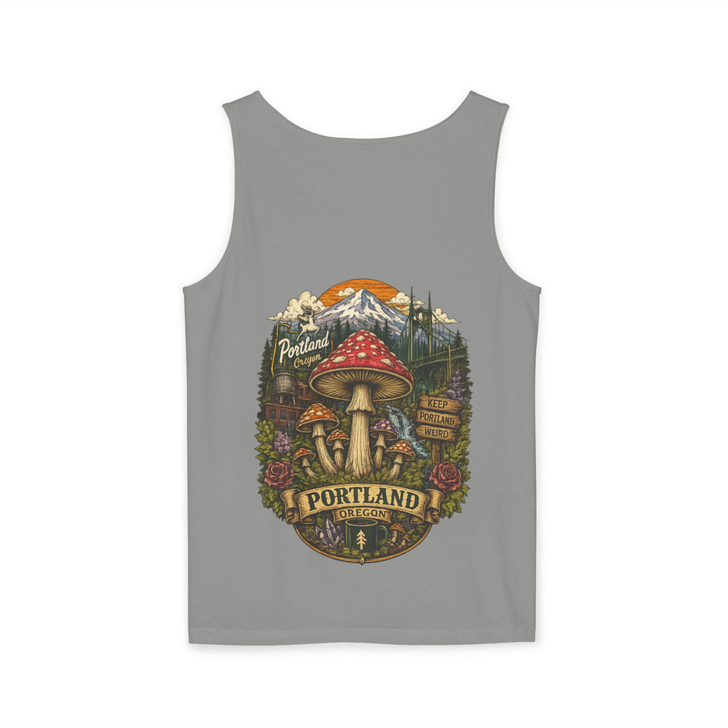 Mushroom Tank Top — Psychedelic & Portland Forest Graphic Tank