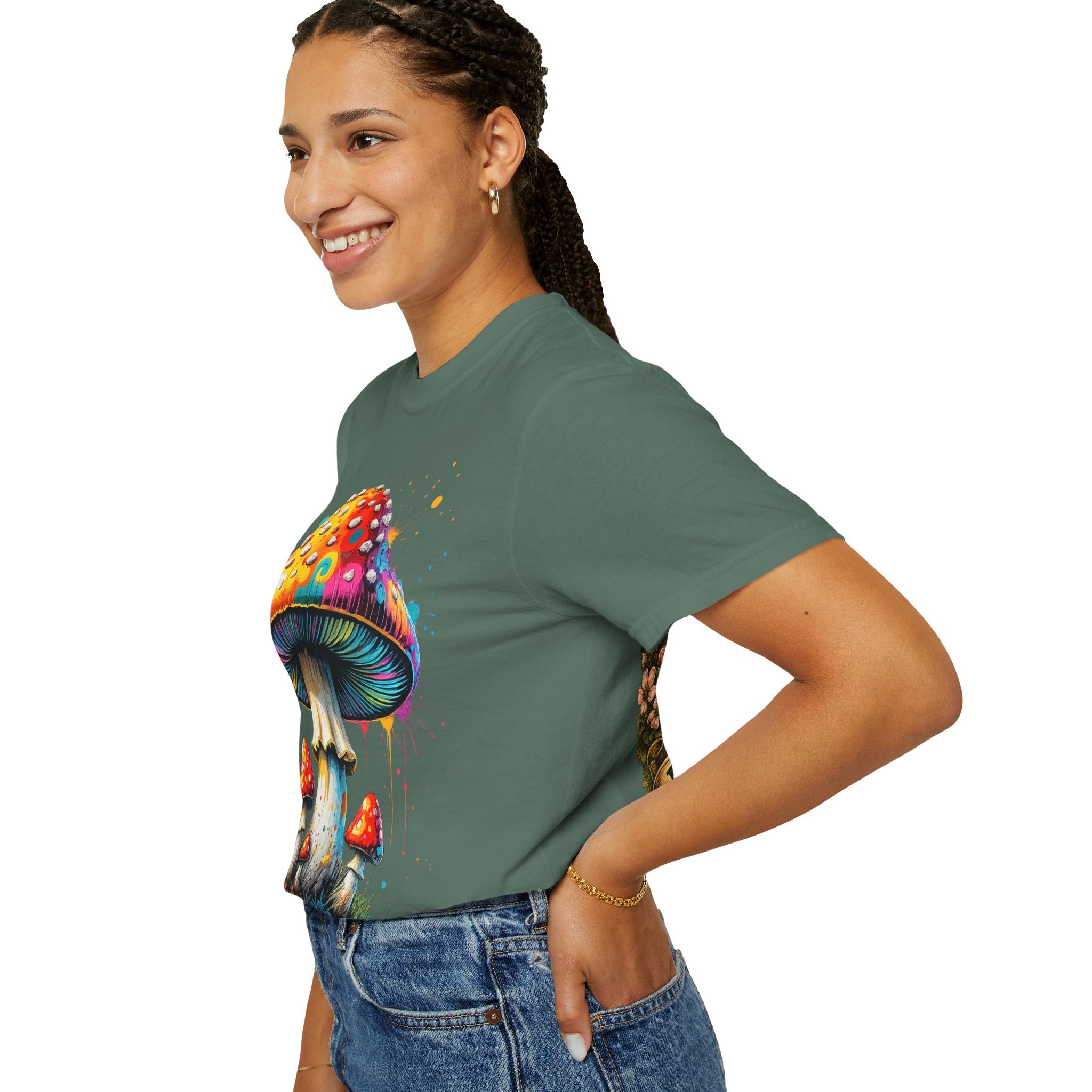 Lake Oswego Mushroom T-Shirt — Vintage Nature & Psychedelic Fungi Design
