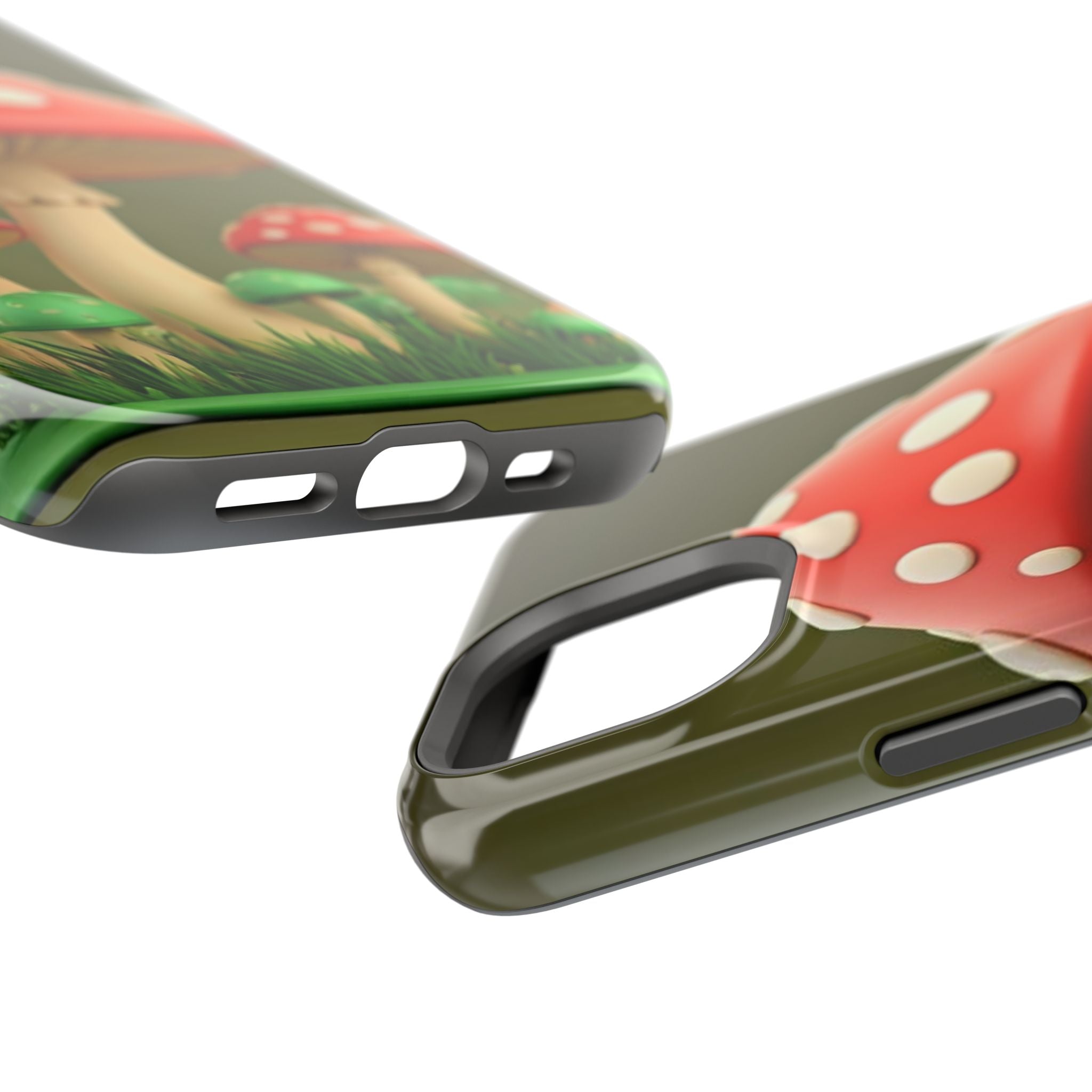 🍄🔥Golden Glow Mushroom Phone Case – Nature Meets Radiance" 🍄✨📱