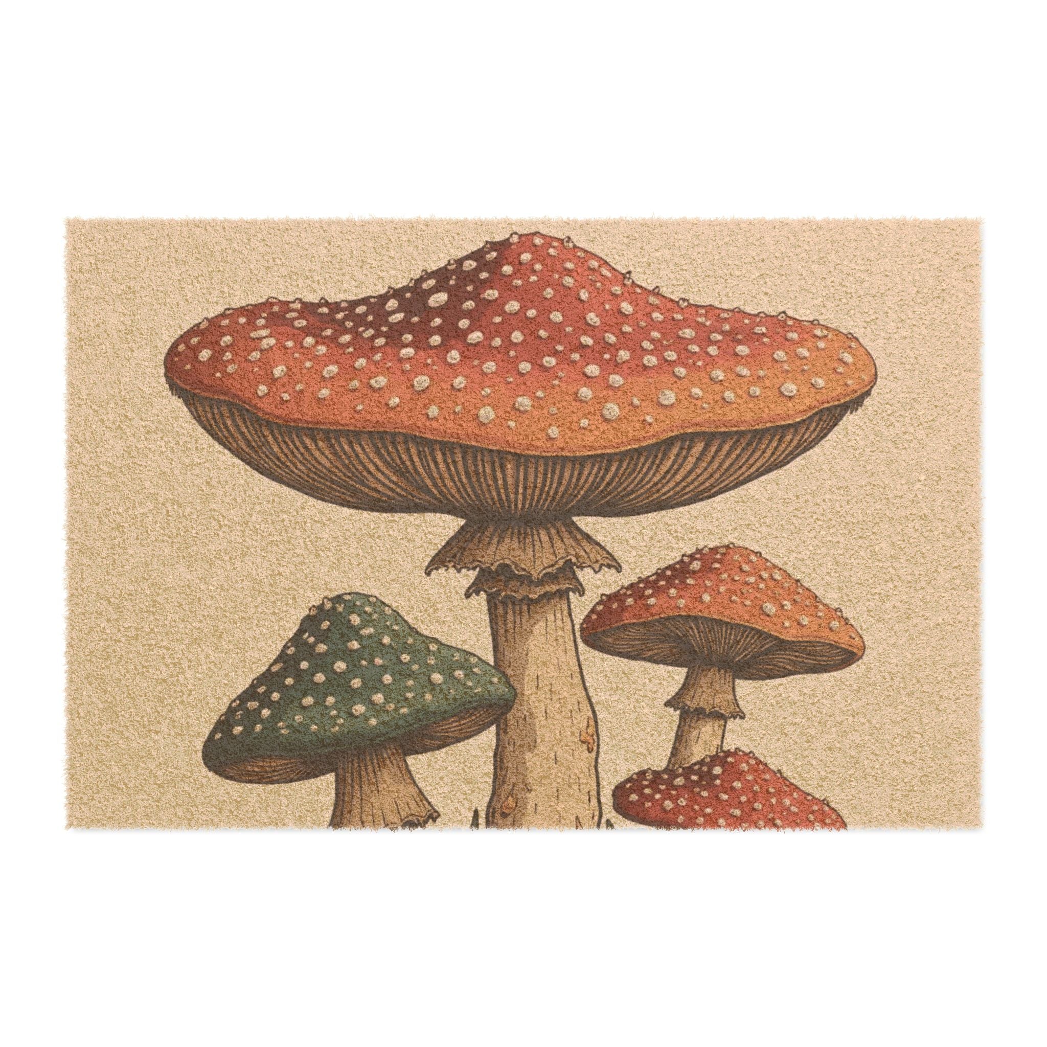 🍄Mystic Mushroom Grove Doormat 🌿🍄✨