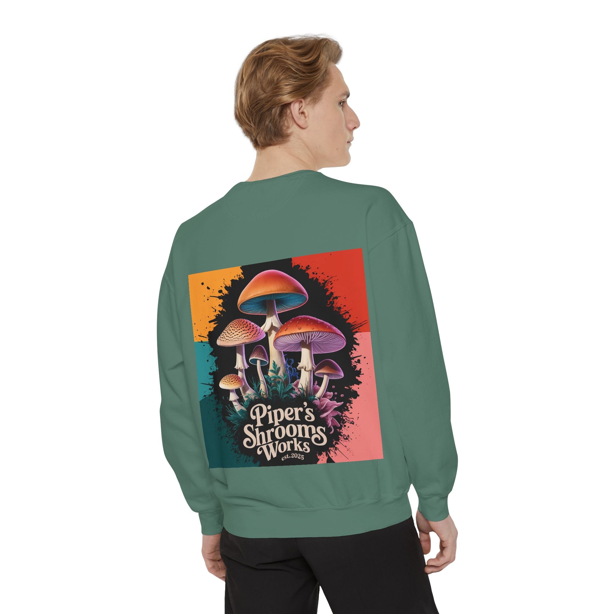 🦁 Lionheart & Shrooms Sweatshirt – Wear the Wild Within 🍄