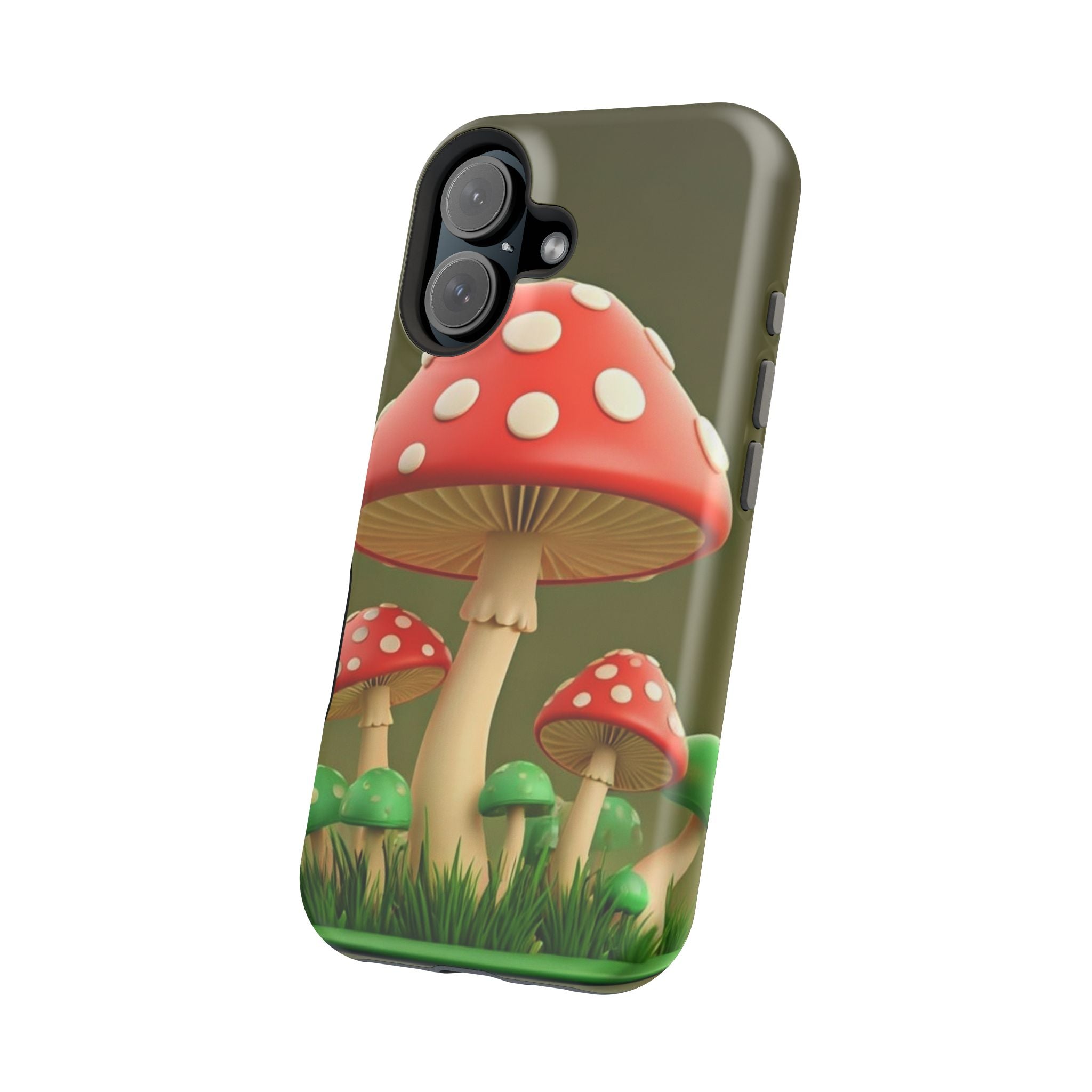 🍄🔥Golden Glow Mushroom Phone Case – Nature Meets Radiance" 🍄✨📱