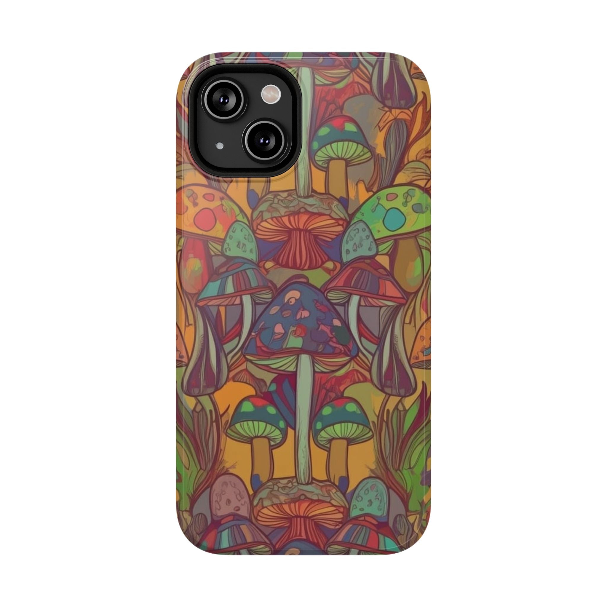 Mushroom Grove Impact-Resistant Case, Unique Phone Cover for Nature Lovers, Mushroom Art Gifts, Phone Accessories for Festivals, [...]