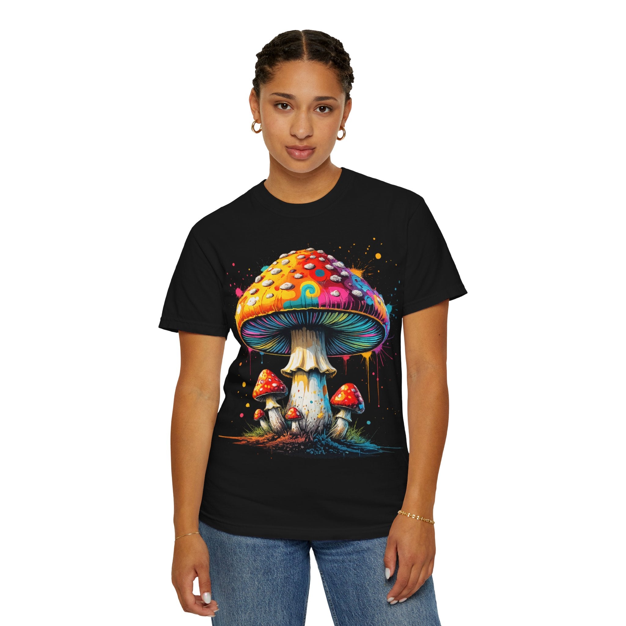 Lake Oswego Mushroom T-Shirt — Vintage Nature & Psychedelic Fungi Design