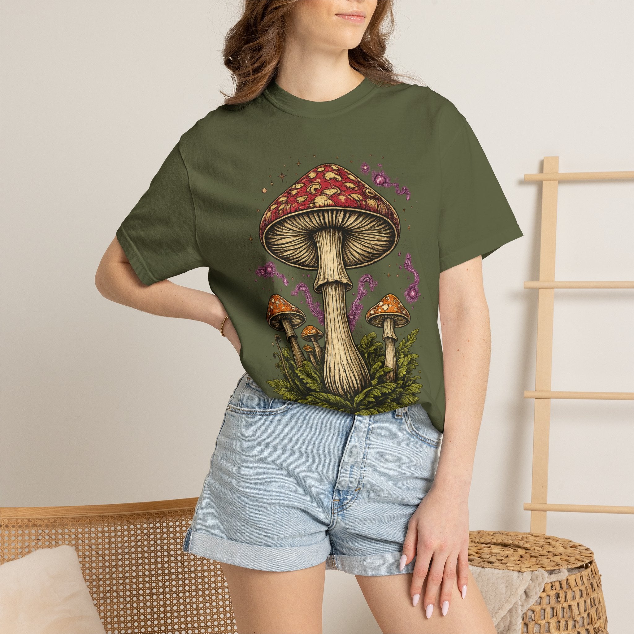 Mushroom Graphic T-Shirt