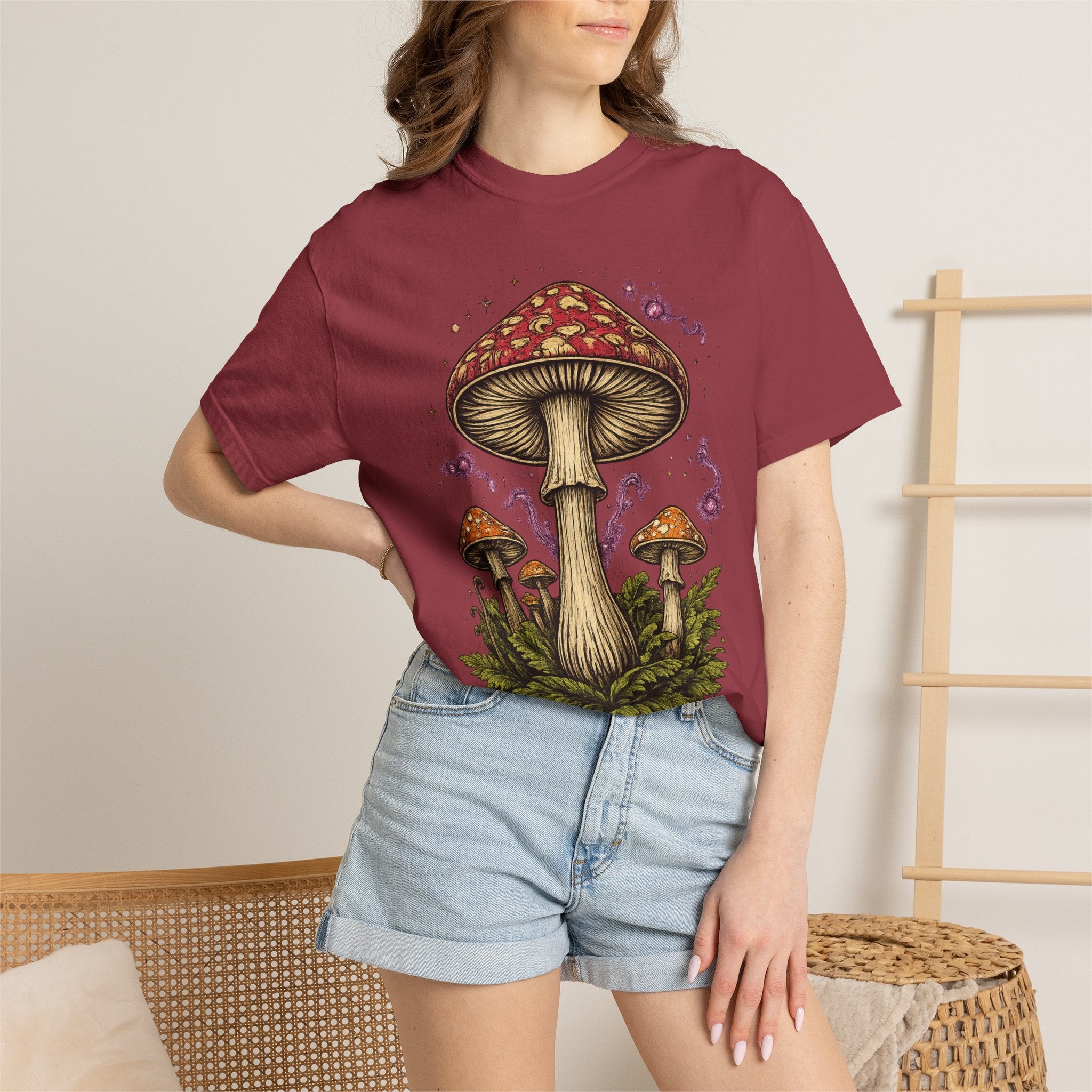Mushroom Graphic T-Shirt