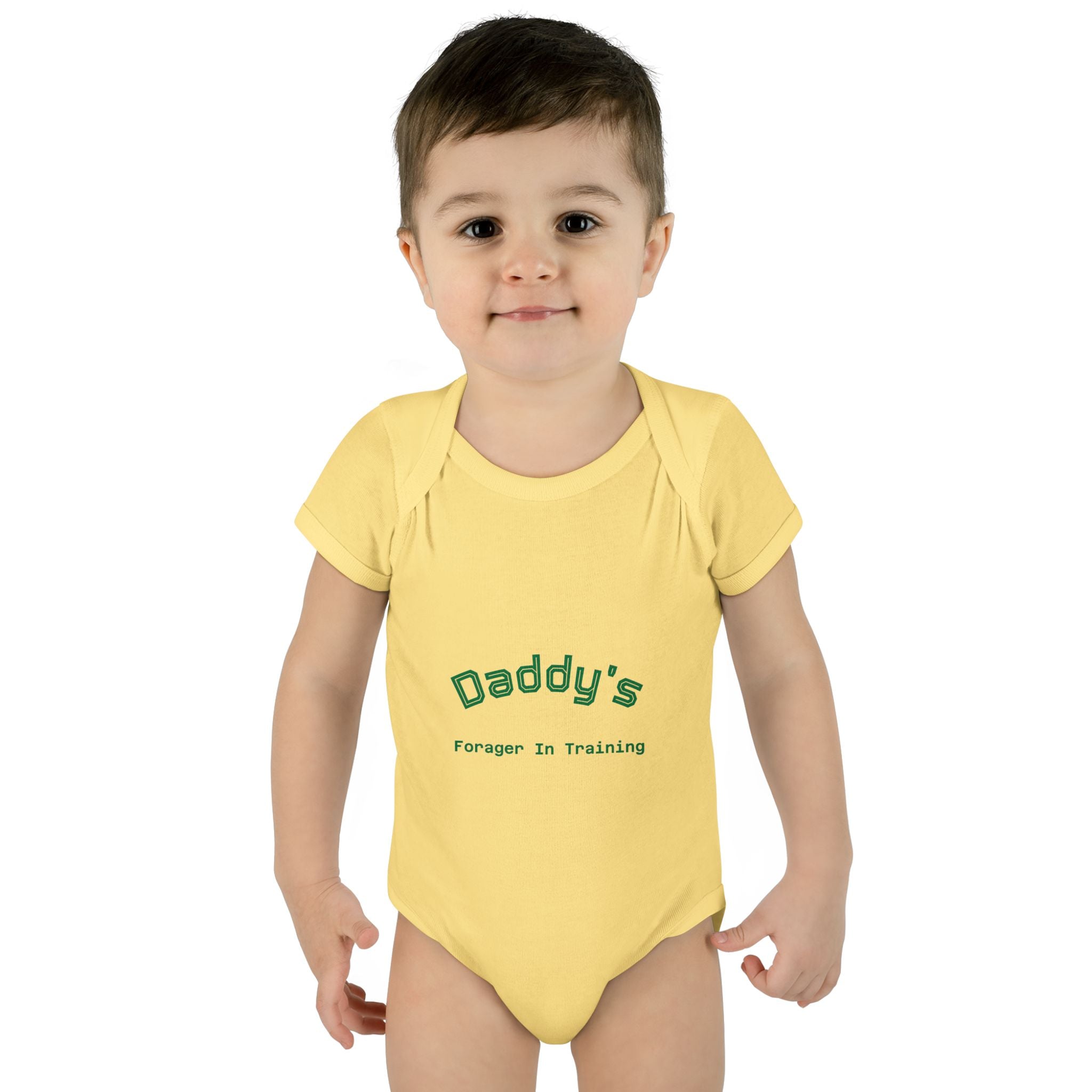 🍄👶 “Forest Friends” Baby Bodysuit One Piece