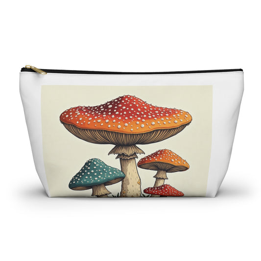🍄 "Fungi Finds" Zipper Pouch – Carry the Magic with You  Because your essentials deserve a home that's just as enchanting.