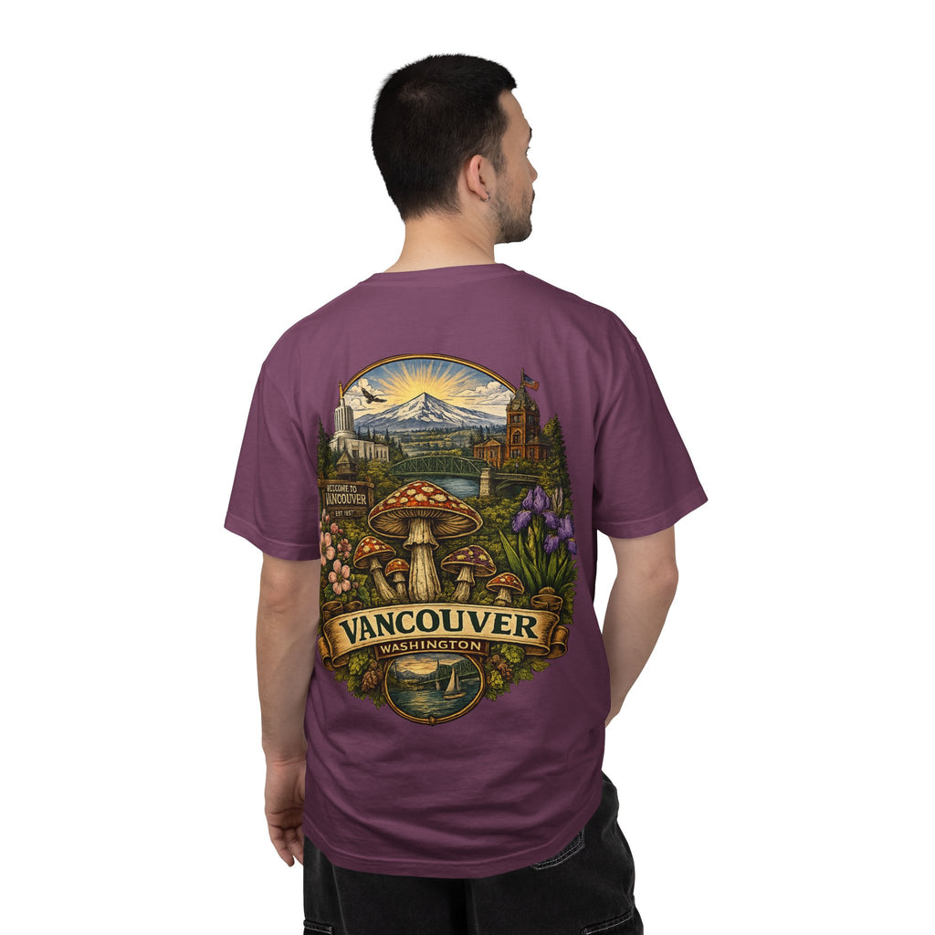 Lake Oswego Mushroom T-Shirt — Vintage Nature & Psychedelic Fungi Design