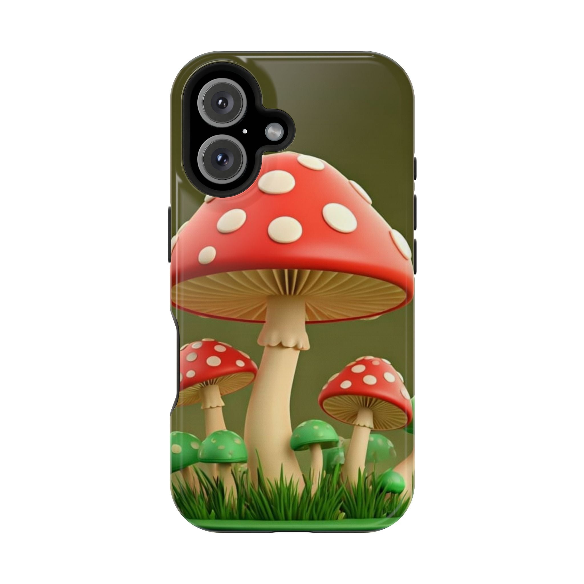 🍄🔥Golden Glow Mushroom Phone Case – Nature Meets Radiance" 🍄✨📱
