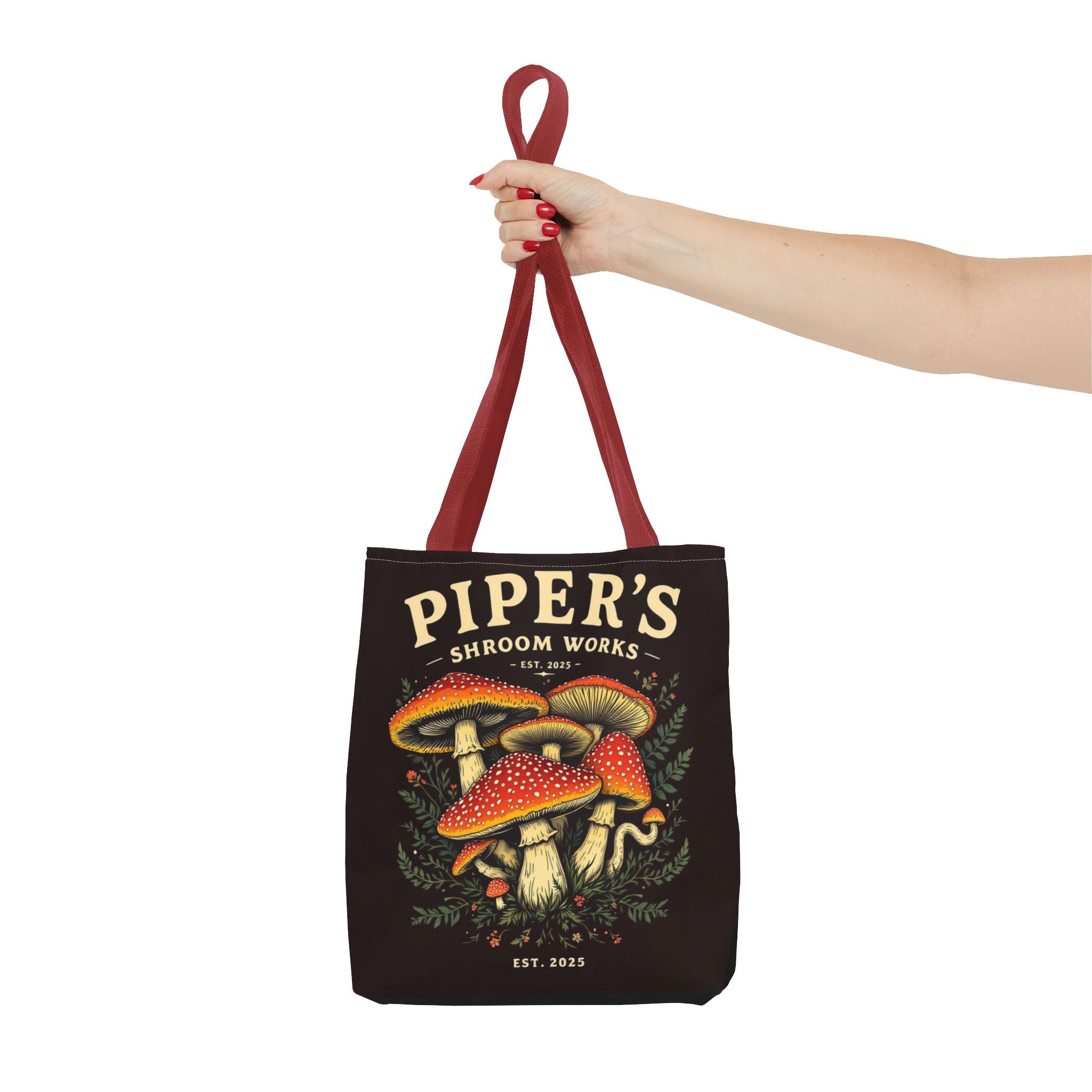 🍄 Piper’s Shroom Works Tote – Where Style Meets the Wild 🌿