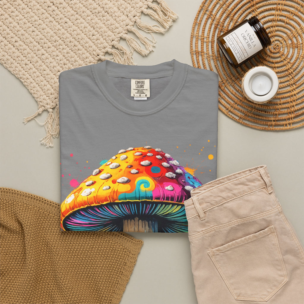 Lake Oswego Mushroom T-Shirt — Vintage Nature & Psychedelic Fungi Design