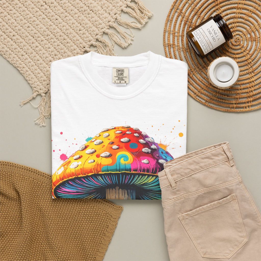 Lake Oswego Mushroom T-Shirt — Vintage Nature & Psychedelic Fungi Design