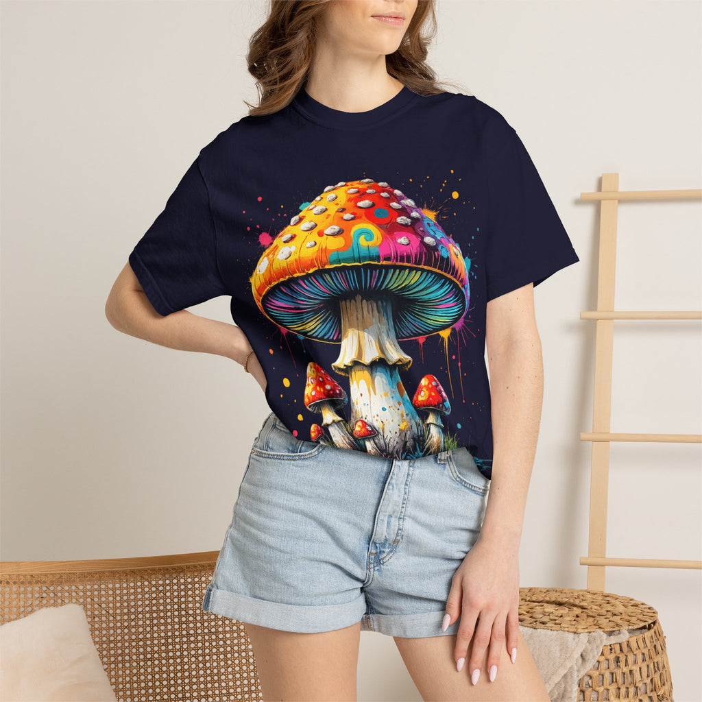 Lake Oswego Mushroom T-Shirt — Vintage Nature & Psychedelic Fungi Design