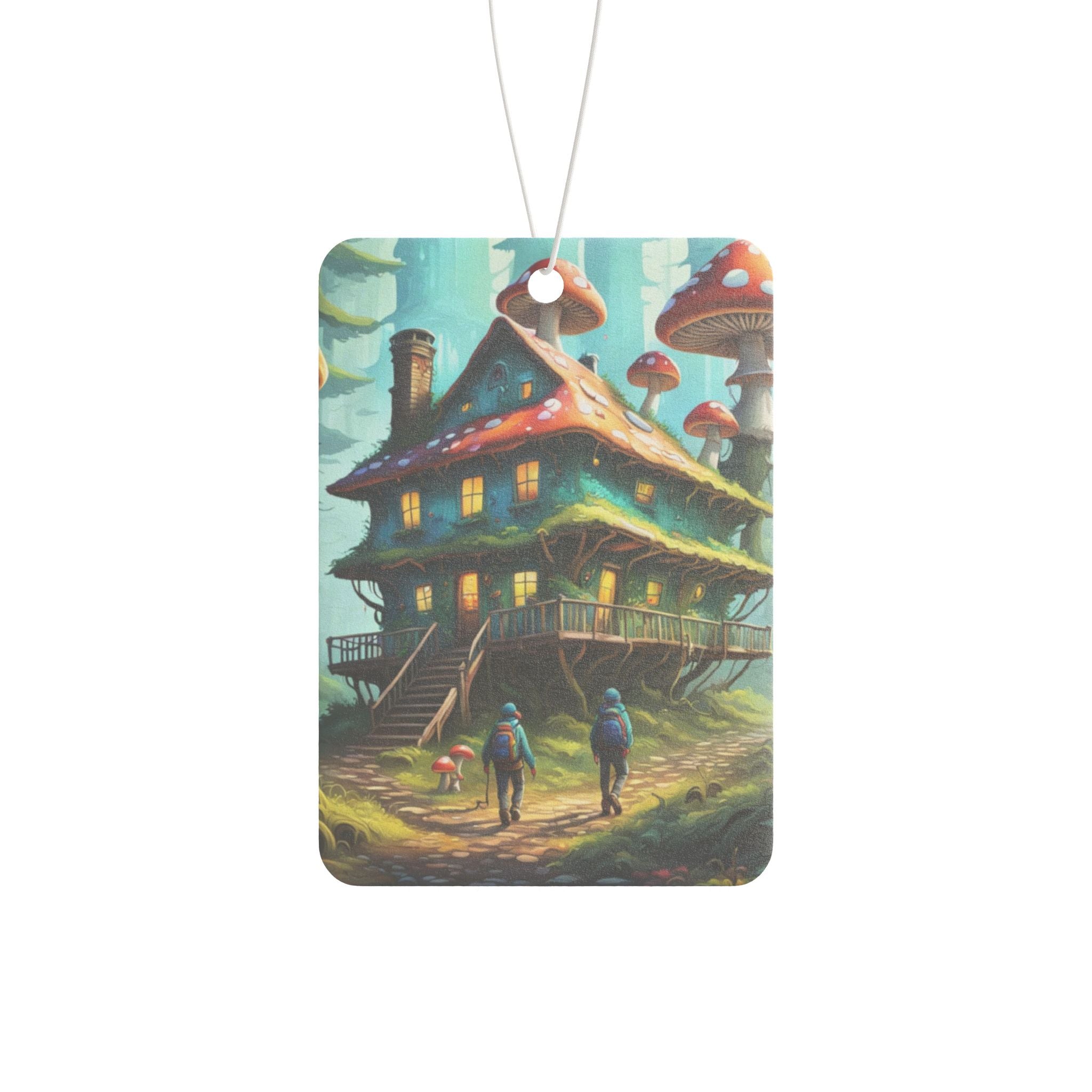 🏡🍄 “Mushroom Manor” Air Freshener – Enchanted Forest Cottage 🌲✨
