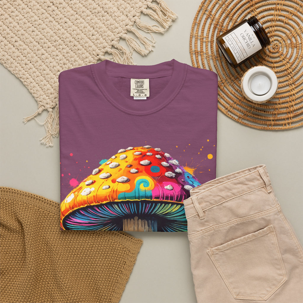 Lake Oswego Mushroom T-Shirt — Vintage Nature & Psychedelic Fungi Design