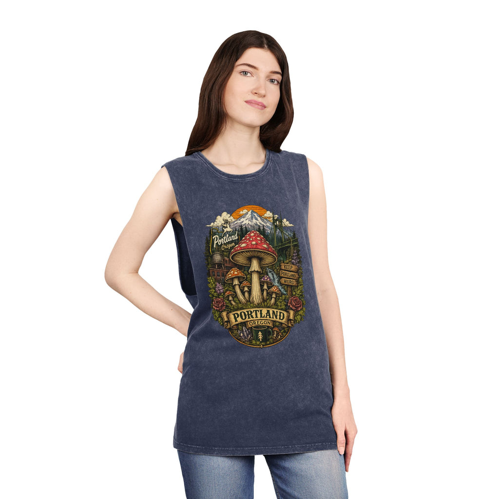 Portland Mushroom Graphic Tank