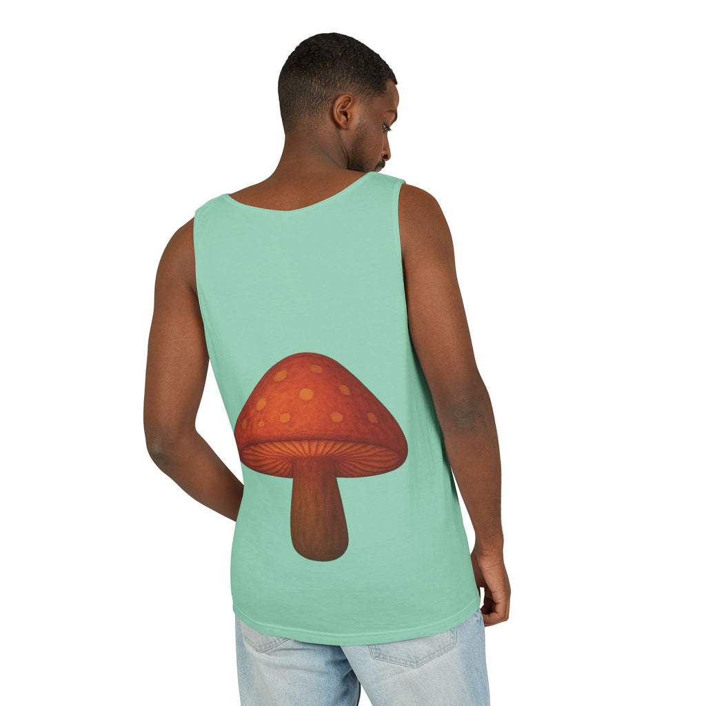Portland Mushroom Tank Top — Vintage Forest Travel Graphic