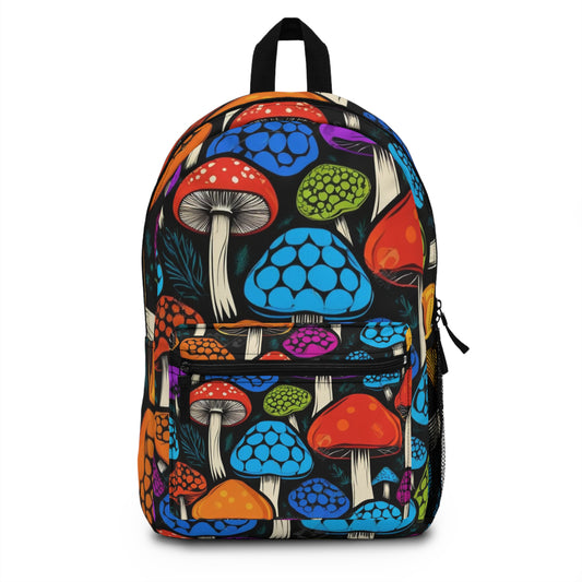 🍄 "Mushroom Mania" Backpack – Loud, Lush, and Unapologetically You  Make every walk an adventure and every day a celebration of color.