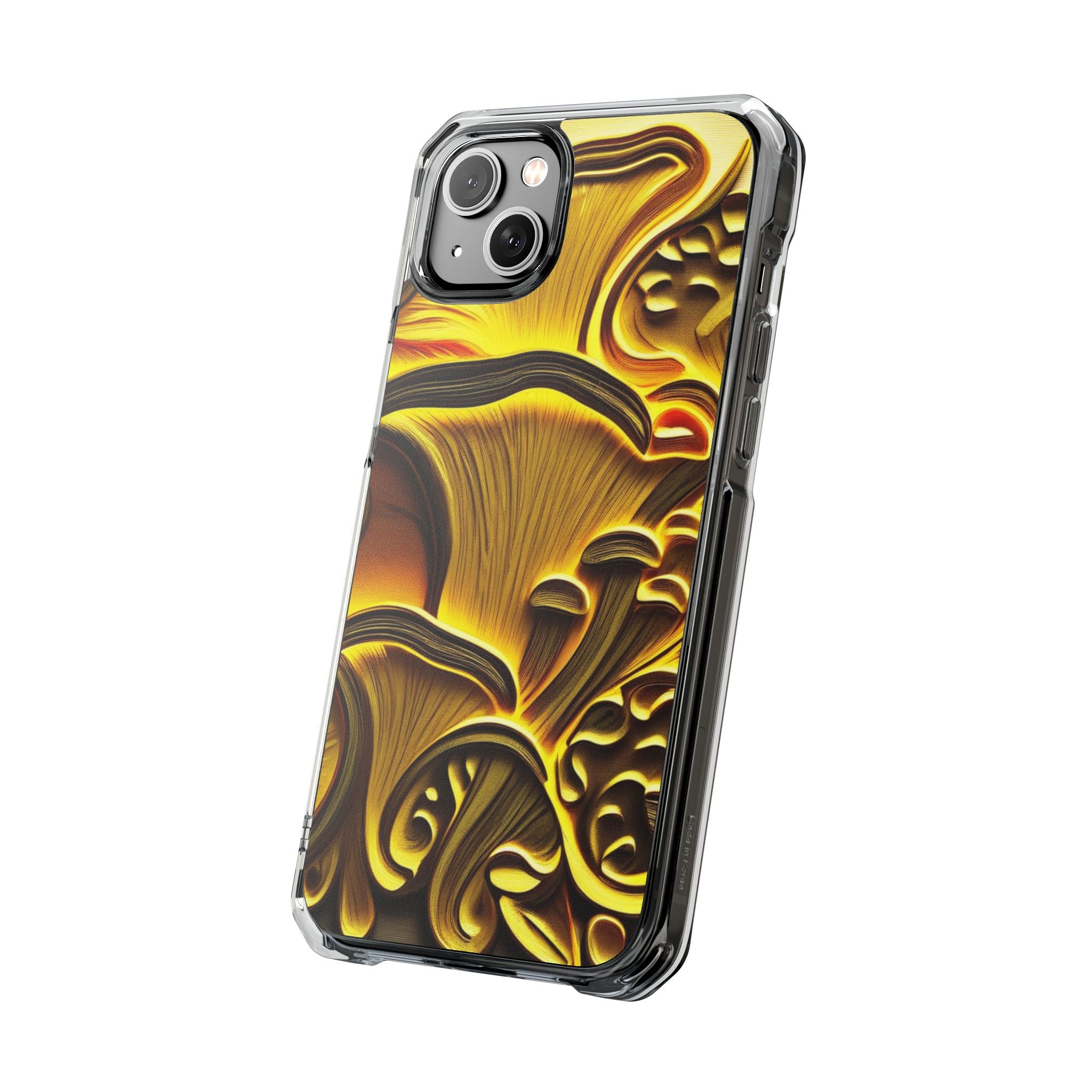 📱Golden Fungi Phone Case – Forest Glow Edition🍄✨📱