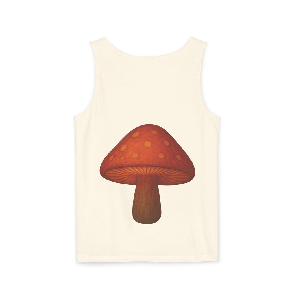 Portland Mushroom Tank Top — Vintage Forest Travel Graphic