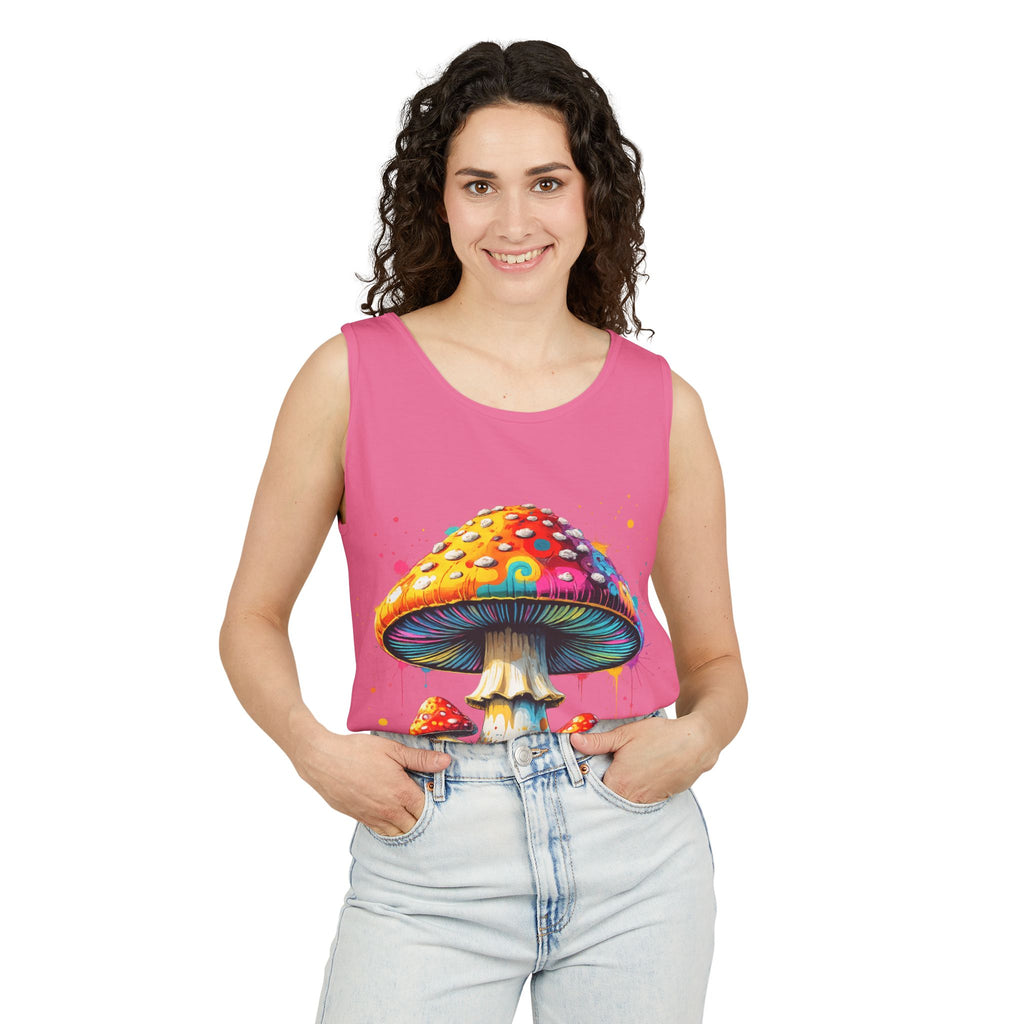 Mushroom Tank Top — Psychedelic & Portland Forest Graphic Tank