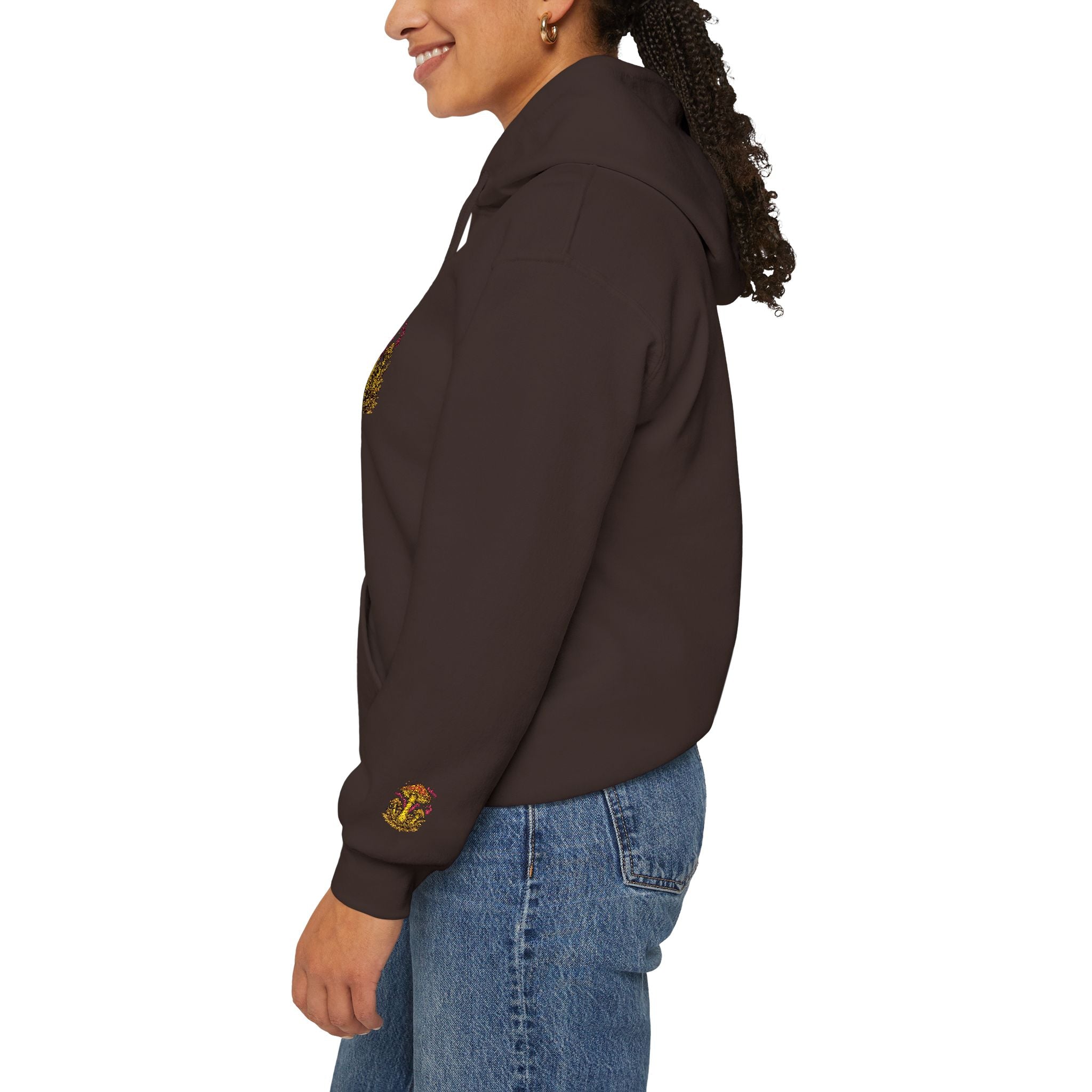 Mushroom Grove Hoodie – Whimsical Autumn Forest Mushroom Sweatshirt
