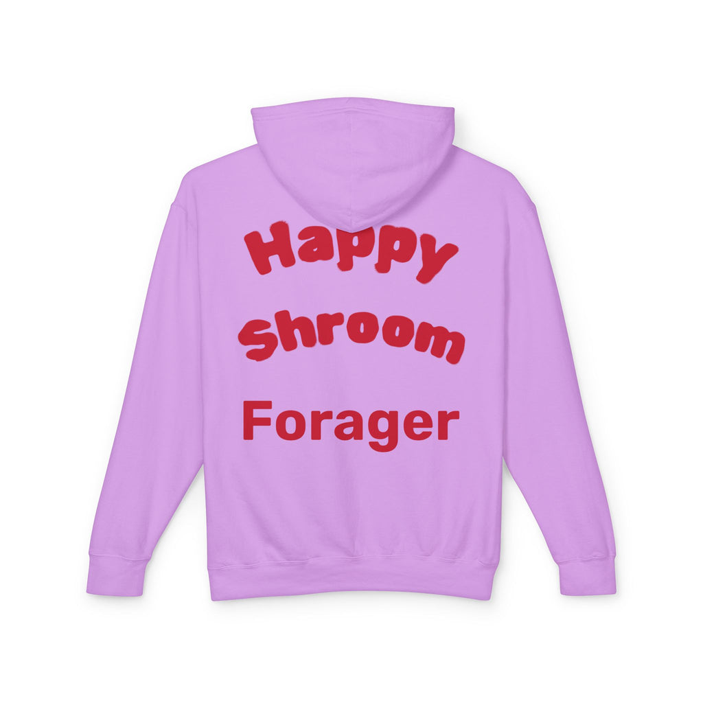 Mushroom Christmas Tree Hoodie — "Happy Shroom Forager" Holiday Pullover
