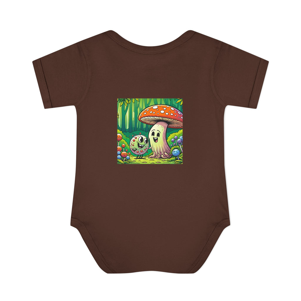 🍄👶 “Forest Friends” Baby Bodysuit