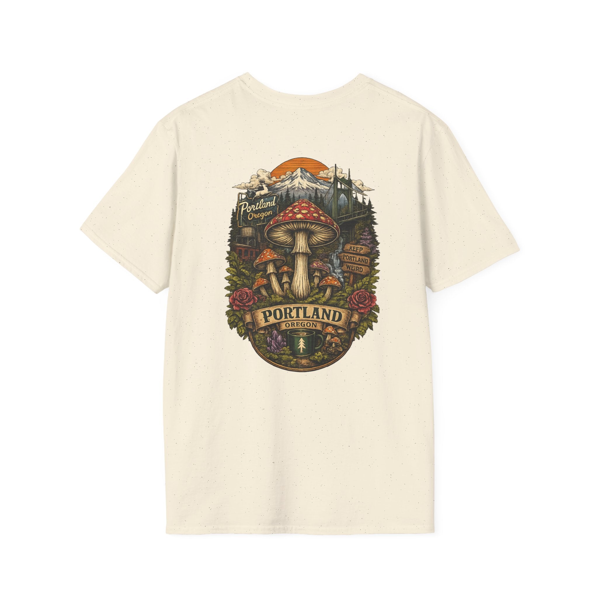 Mushroom Magic T-Shirt — Vintage Red Toadstool Illustration