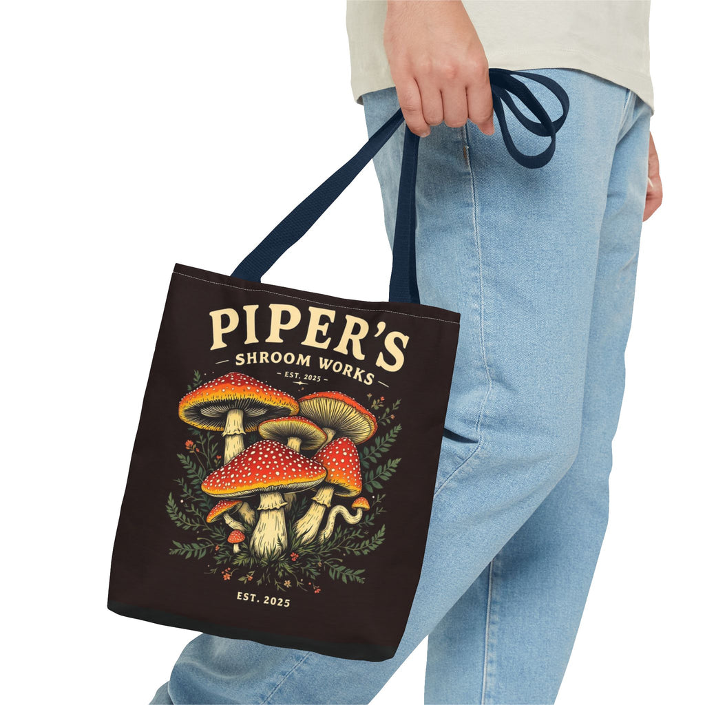 🍄 Piper’s Shroom Works Tote – Where Style Meets the Wild 🌿