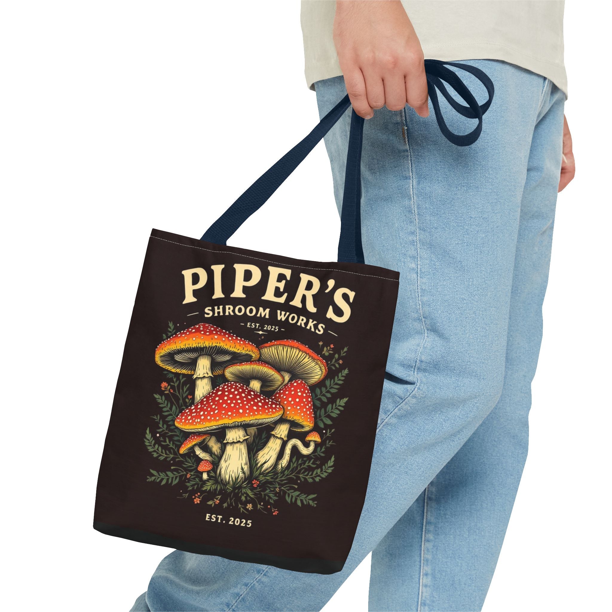 🍄 Piper’s Shroom Works Tote – Where Style Meets the Wild 🌿