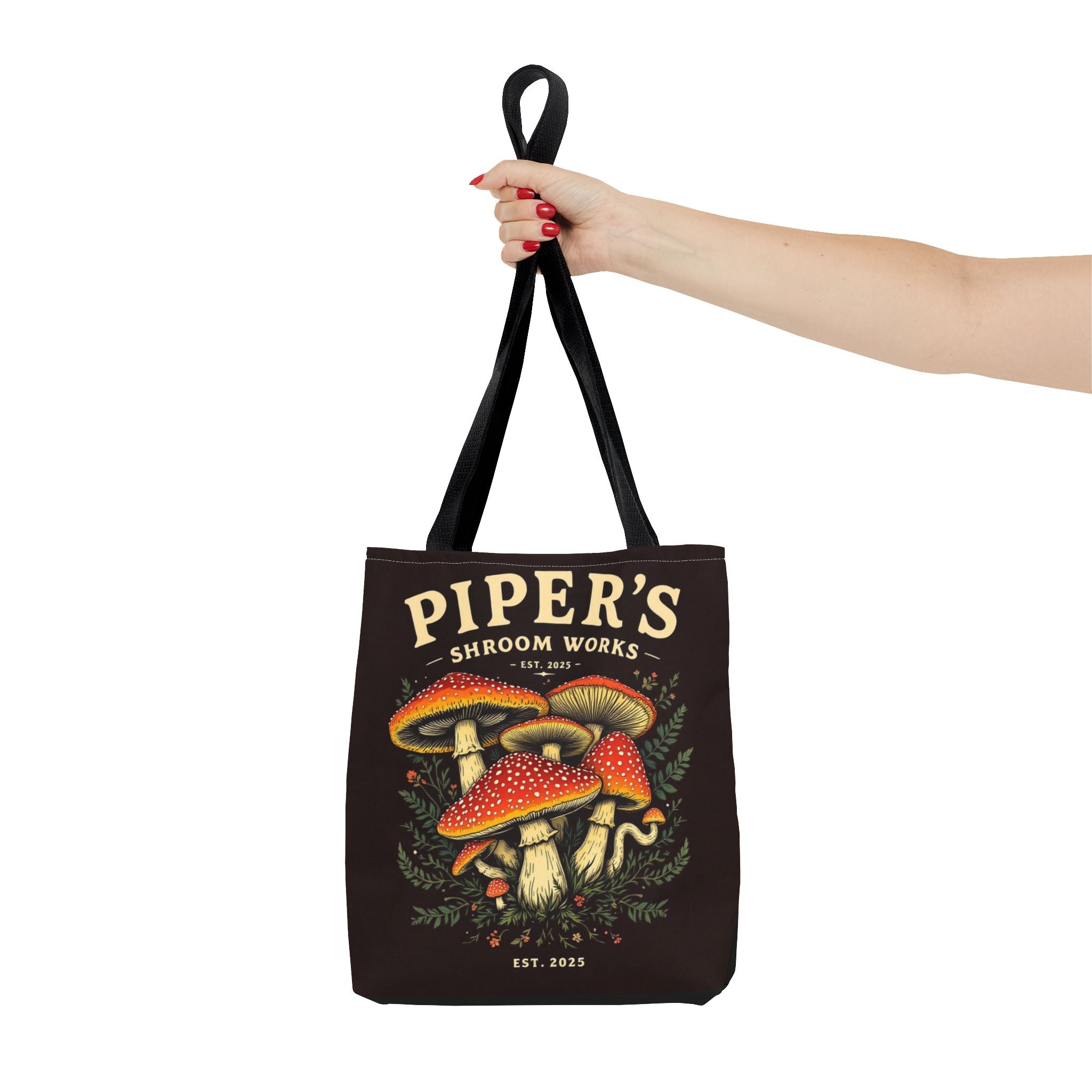 🍄 Piper’s Shroom Works Tote – Where Style Meets the Wild 🌿
