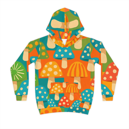 🍄🌟 Playful Shroom Pop Hoodie 🌈✨