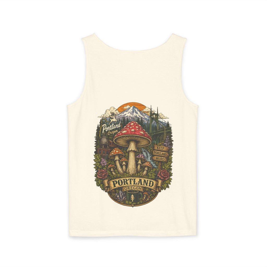 Mushroom Tank Top — Psychedelic & Portland Forest Graphic Tank