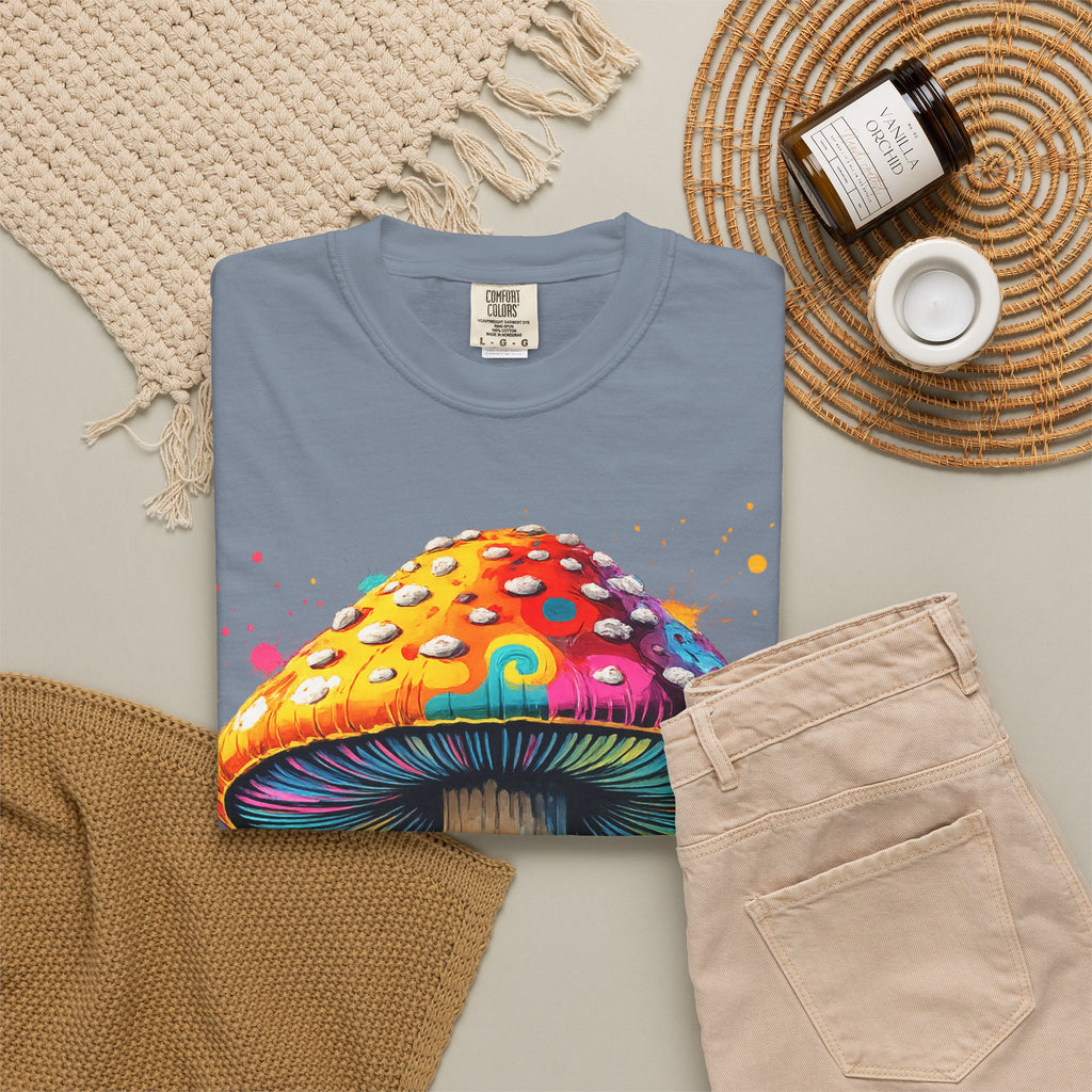 Lake Oswego Mushroom T-Shirt — Vintage Nature & Psychedelic Fungi Design