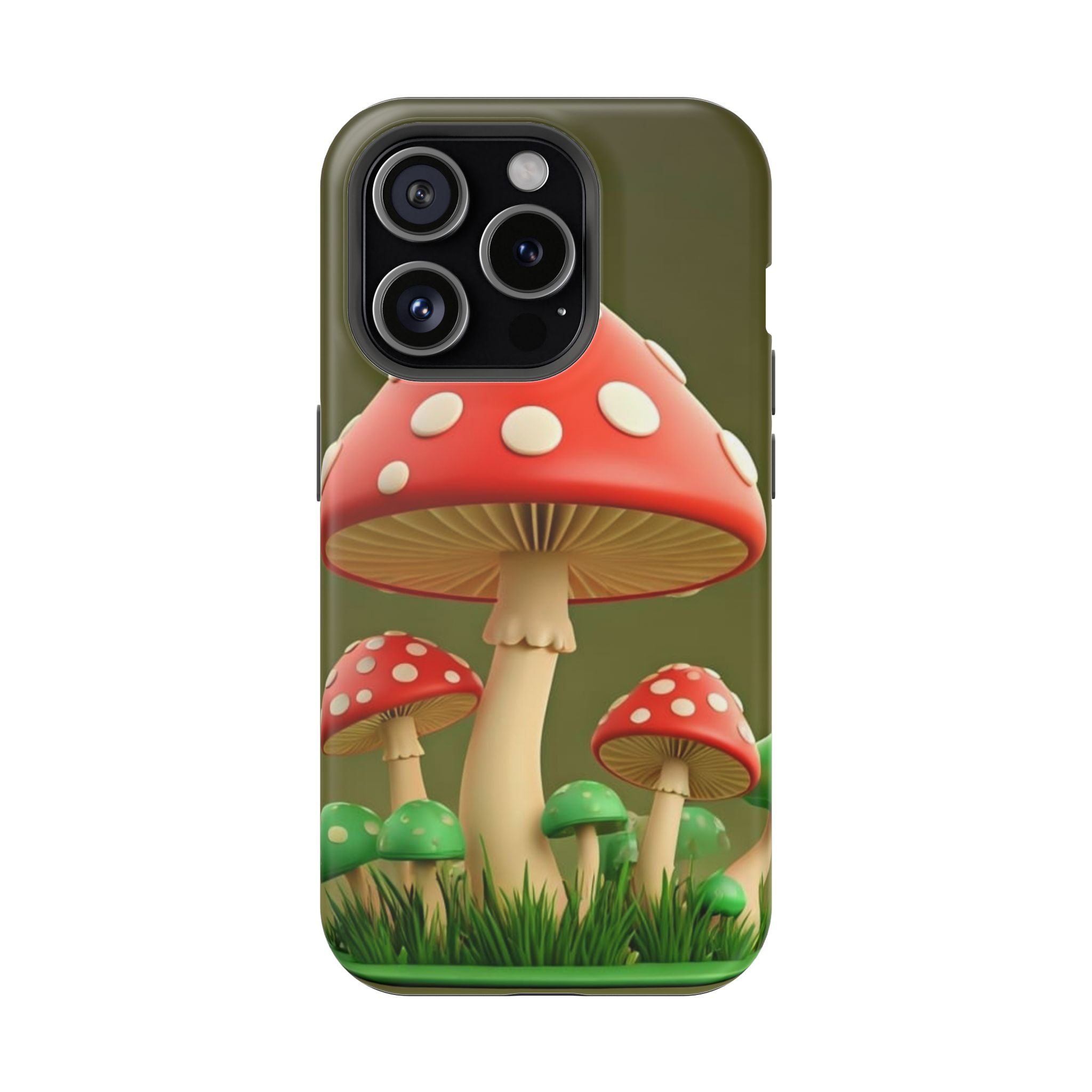 🍄🔥Golden Glow Mushroom Phone Case – Nature Meets Radiance" 🍄✨📱