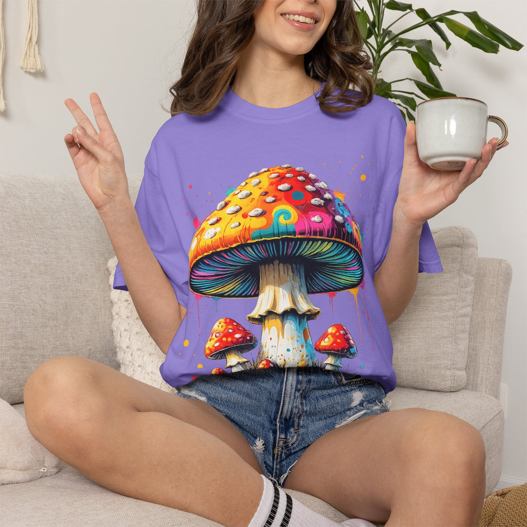 Lake Oswego Mushroom T-Shirt — Vintage Nature & Psychedelic Fungi Design