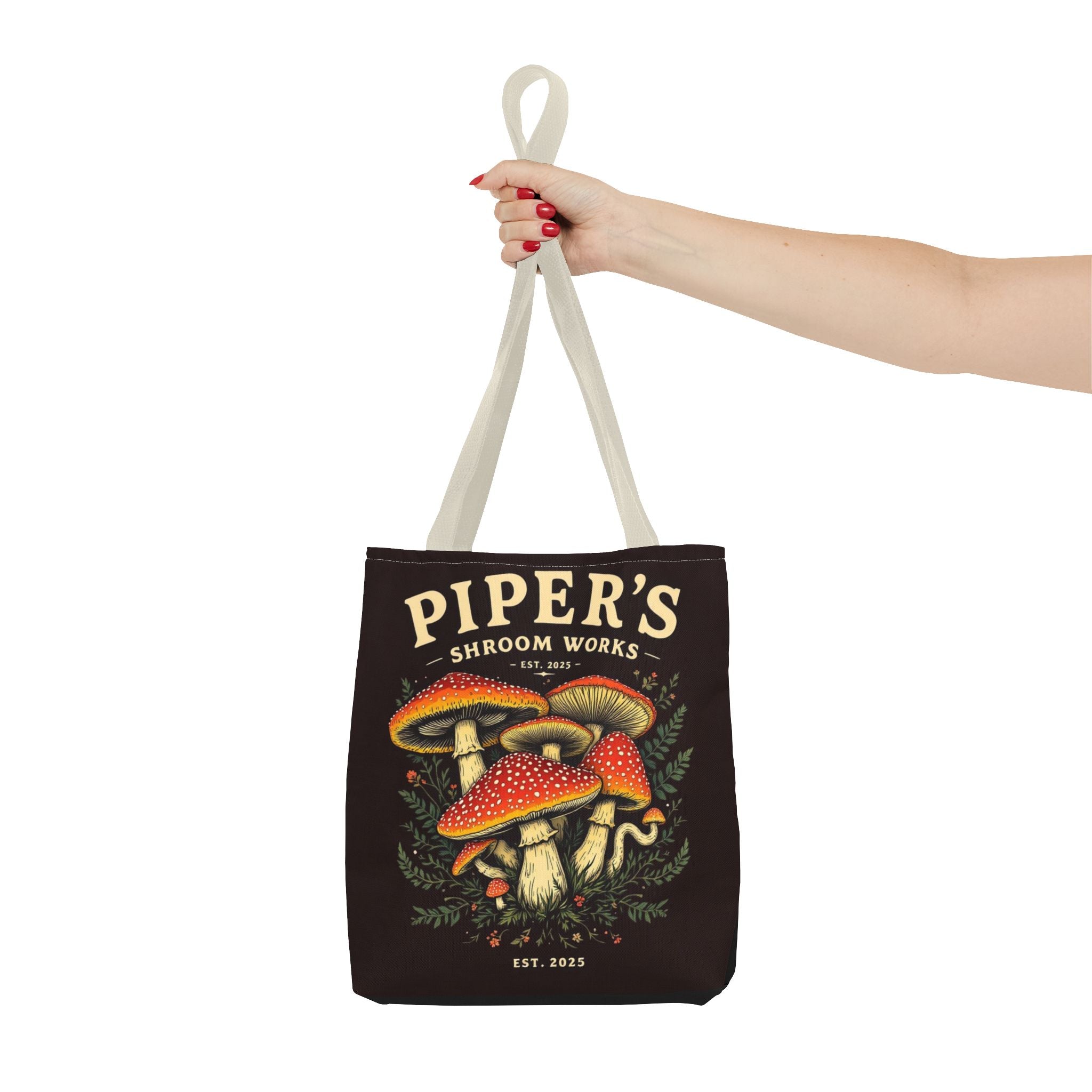🍄 Piper’s Shroom Works Tote – Where Style Meets the Wild 🌿